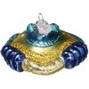 Old World Christmas Glass Blown Ornament For Christmas Tree, Blue Crab - 2 of 3