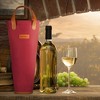 Tirrinia Single Bottle Wine Gift Bag, Insulated Padded Thermal Wine Cooler Bag - 2 of 4