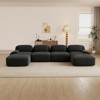 Aukfa Modular Corduroy Sectional Sofa with Ergonomic Support - Pet Friendly, Easy Assembly, Non-Slip Base Design - 2 of 4