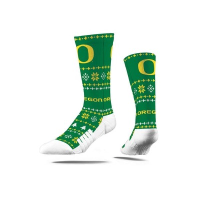 NCAA Oregon Ducks Holiday Sweater Crew Socks