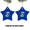 Creighton University Primary Logo StarShaped Porcelain Holiday Christmas Tree Ornament  3.1" - 2 of 4
