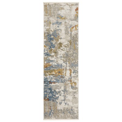 Oriental Weavers Bauer 1340W Beige/ Multi Indoor Area Rug - 2'3" x 7'6"