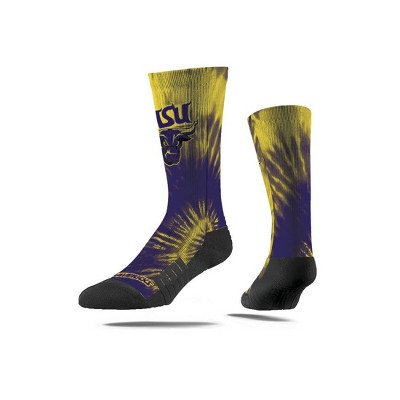 NCAA Minnesota State Mavericks Tie-Dye Adult Crew Socks - M/L