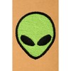 Dalix Alien Embroidery Relaxed Hoodie Soft Fleece Sweatshirt Fit Lounge Mens - 2 of 4