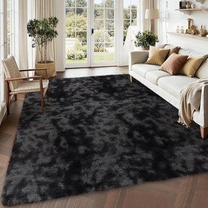 Plush Thick Shag Area Rug Large Soft Fluffy Faux Fur Carpet, Non-Slip Non-Shedding Fuzzy Rug for Living Room, Bedroom Nursery Decor - 1 of 4