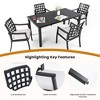 UNISOAR Modern Classic 5PC Outdoor Patio Dining Set - 2 of 4