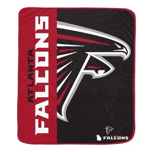 NFL Atlanta Falcons Ultra Soft Tailgate Throw Blanket - 1 of 2