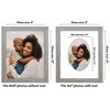 Americanflat Picture Frame with Oval Mat Insert and Shatter-Resistant Glass - Signature Collection - Photo Frame for Wall Display - 2 of 4