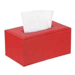 Unique Bargains Magnetic Bottom Tissue Box Cover 1Pc - 1 of 4
