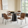 Spruce&Spring Modern Dining Chair with Metal Legs Set of 2 - 2 of 4