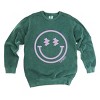 Simply Sage Market S.W.Smiley Smiley Face Outline Puff Print Garment Dyed Sweatshirt - 2 of 4