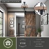 VAXCEL Beaumont 14-in W Gray and Natural Rope Farmhouse Cage Ceiling Light - 2 of 4