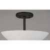 Maxim Lighting Taylor 2 - Light Semi-Flush Mount in  Textured Black - 2 of 4