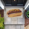 Stupell Industries Kitchen Pop Style Hotdog Printed Outdoor Imitation Sisal Door Mat, design by Lil' Rue - 3 of 4