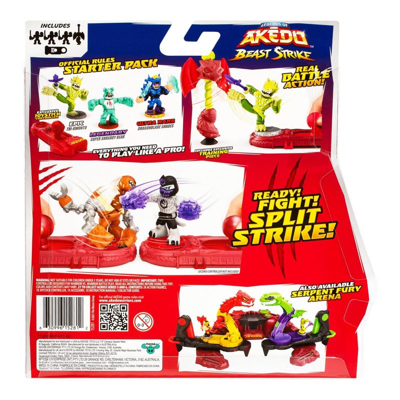 Akedo Beast Strike Kick Attack Tri-Kwonto Mini Figure Starter Pack, 3 of 14