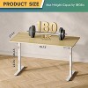 GALAXHERO 55 x 28 Inch Electric Standing Desk, Adjustable Height Sit-to-Stand Desk with 3 Memory Presets, Ergonomic Computer Desk for Home Office - 2 of 4