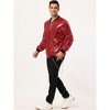 INSPIRE CHIC Men's Party Disco Club Sequins Bomber Jacket - 4 of 4