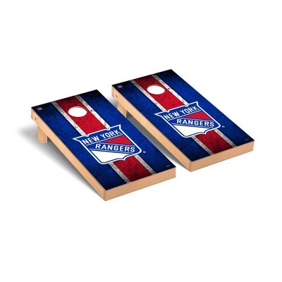 NHL New York Rangers Premium Cornhole Board Vintage Version