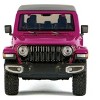 2021 Jeep Gladiator Overland Pickup Truck Purple with Matt Black Top 1/27 Diecast Model Car by Motormax - 3 of 4