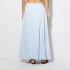 Women's Tie-Front Maxi Skirt - Wild Fable™ Light Blue - 3 of 3
