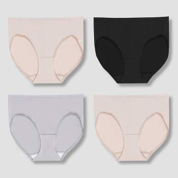 Hanes Premium Women's 4pk Tummy Control Hicut Underwear - Basic
