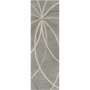 Hauteloom Davison Black Geometric Wool Carpet - 1 of 4
