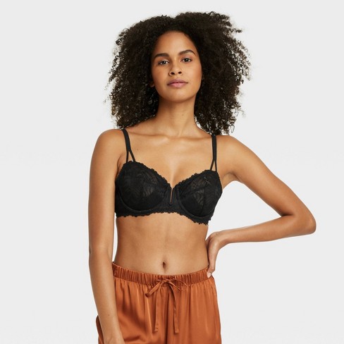 Women's Unlined Balconette Bra - Auden™ Black 32b : Target