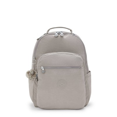 Kipling Seoul Go Large Metallic 15 Laptop Backpack Quartz Metallic