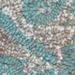 turquoise/brown