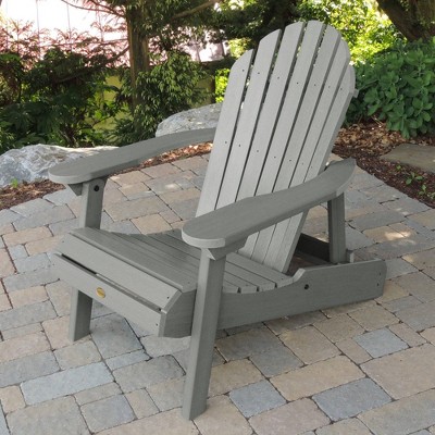 Hamilton Coastal Teak Folding Reclining Adirondack Chairs Set