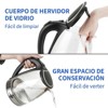Winado 1.8L 1200-Watt Electric Kettle with Blue LED Light - 3 of 4