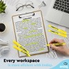 Emraw Yellow Pen Style Fluorescent Highlighter with Pocket Clip (3/Pack) - 3 of 4