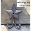 LunaLulinlk Pack 2 Vintage Architectural Star Hooks Decorative Western Home Wall Mount Coat Rack Hanger Rustic Decor Coat Hook - 3 of 4