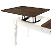Joanna Lift Top Desk Ivory/Mocha - Steve Silver Co.: Farmhouse Style, Adjustable Height with Drawer - 4 of 4