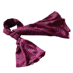 Slickblue Stylish Fushcia Funky Zebra Pattern Silk Scarf - Lightweight,  Fashionable Shawl, Perfect Gift for Women, 2 Sizes - 1 of 4