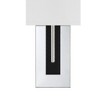Crystorama Lighting Brent 1 - Light Sconce in  Polished Nickel/Black Forged - 3 of 4