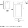 Maxim Lighting Terrace 1 - Light Wall Light in  Bronze - 2 of 2