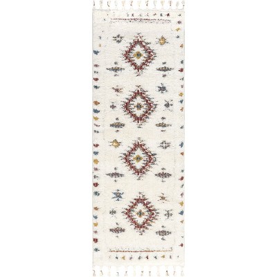 Nuloom Jocelyn Global Shag Tasseled Indoor Area Rug