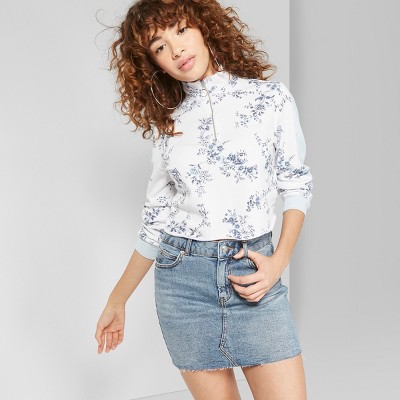 jeans skirt target