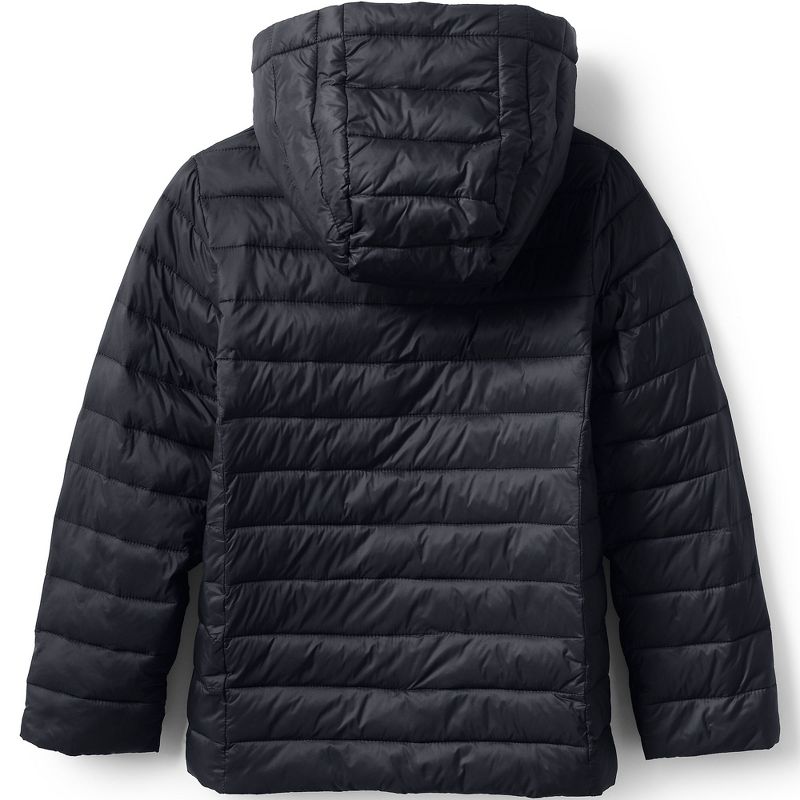 Lands' End Kids ThermoPlume Packable Hooded Jacket, 2 of 7