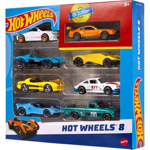 Hot Wheels Cars & Trucks Set with 1 Exclusive Car - 1:64 Scale - 8pk - 1 of 4