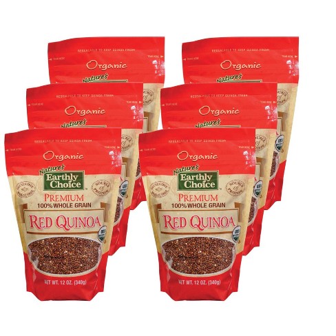 Nature's Earthly Choice Organic Red Quinoa - Case of 6/12 oz