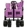 GDFStudio Axson Collapsible Folding Steel Wagon with All-Terrain Wheels and Adjustable Handle - 4 of 4