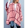 Women's Reversible Grid Cardigan - Amoli - 2 of 4
