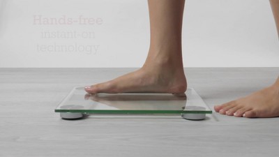Digital Glass Bathroom Scale Clear - Escali : Target