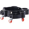Heavy duty 5-gallon bucket cart with smooth rolling swivel casters and safety lock for car washing and detailing - 2 of 4