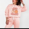 Simply Sage Market Just Peachy Colorful Peach Lightweight Garment Dyed Sweatshirt - 2 of 4