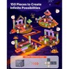VEVOR Magnetic Blocks, 150 PCS Dark Castle Set, Magnetic Building Cubes for Kids, STEM Montessori Sensory Toys, Multicolored - 3 of 4