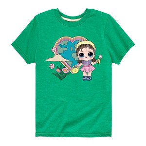 Boys' - LOL Surprise! - Grow Gurrl Heart Earth Short Sleeve Graphic T-Shirt - 1 of 4