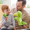 HABA Crocodile With Baby Hatchling - Hand Puppet and Finger Puppet 2 Pc Set - 3 of 4